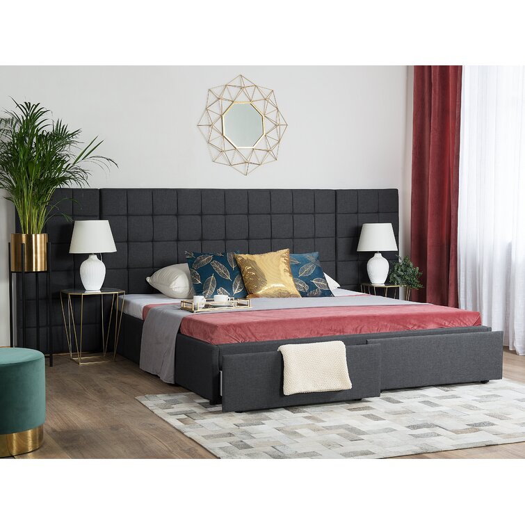 Wayfair tufted deals upholstered bed